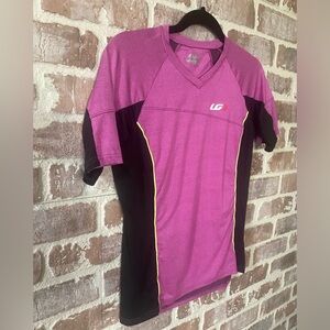 Women's Pink and Black cycling Jersey Top